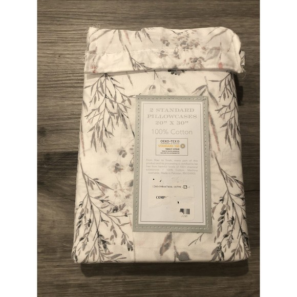 Rachel Ashwell Bedding Rachel Ashwell Standard Pillowcase Set Gray